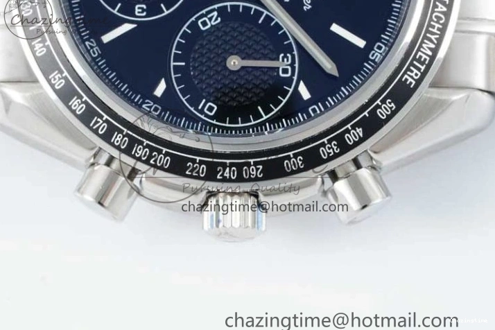 0503 Speedmaster Racing Master SS HKF Best Edition Black Dial on SS Bracelet A Versatile 7810